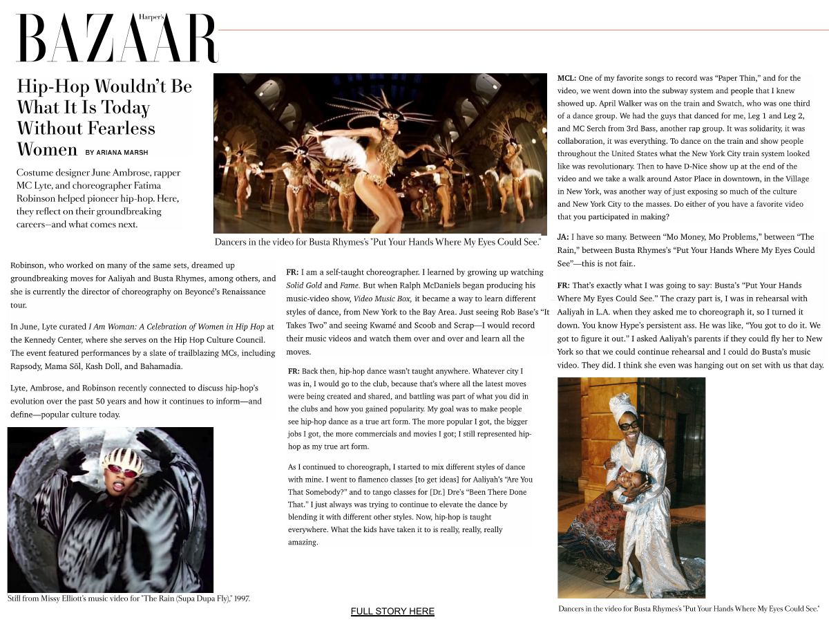 Harper’s Bazaar masthead