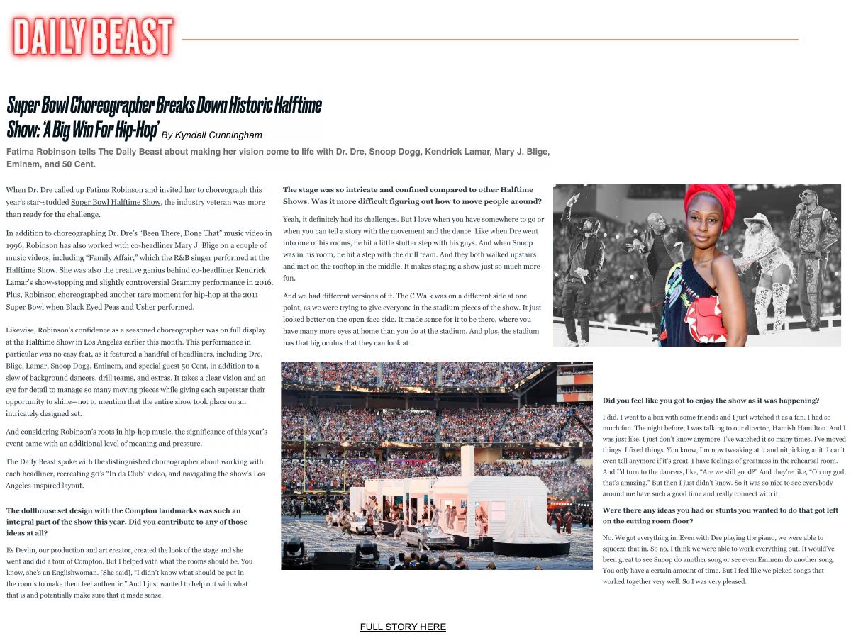The Daily Beast masthead