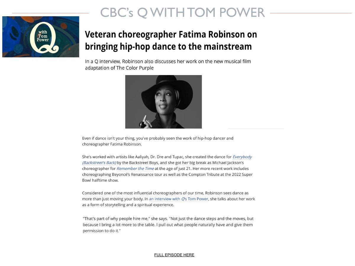 CBC’s Q with Tom Power masthead